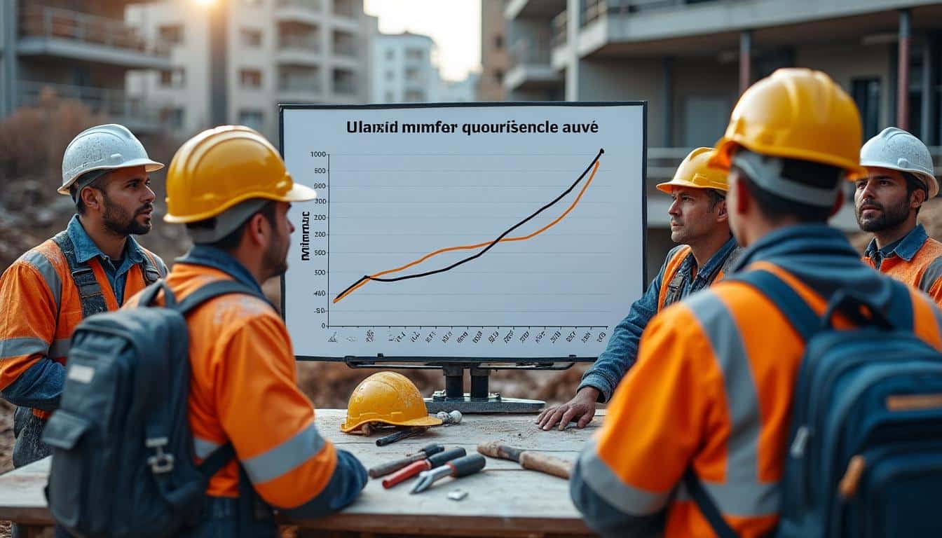 Illustration: L’évolution chiffrée du salaire minimum au 1er janvier 2026 dans le secteur du bâtiment et des travaux publics