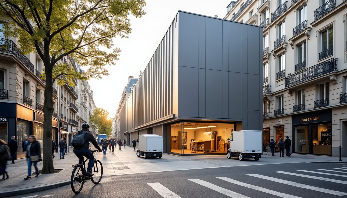 Illustration: Comprendre l’espace logistique urbain Keller au cœur de Paris