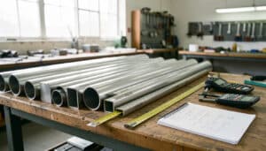 Poids d’un tube en acier : calcul, tableau et repères